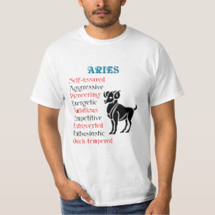 T-shirt SYMBOLE Zodiaque D'Horoscope Aries