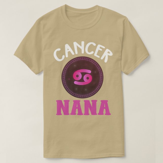 T-shirt SYMBOLE Zodiaque Femme Cancer Nana Horoscope Astro (Design devant)