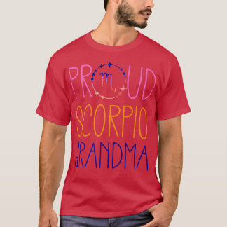T-shirt Symbole zodiaque Grandma Fière de Scorpio Grandma 