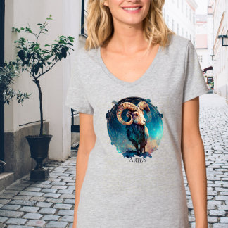 T-shirt SYMBOLE Zodiaque Ram Imaginaire céleste Baies femm