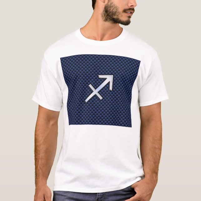 T-shirt Symbole zodiaque Sagittarius Impression en fibre d (Devant)