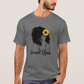 T-shirt Symbole Zodiaque Scorpio Femmes Astrologie Octobre