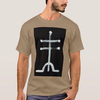 T-shirt Symboles alchimiques Arsenic blanc un inversé