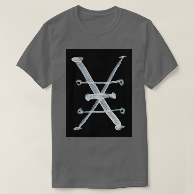 T-shirt Symboles alchimiques Cuivre un inversé (Design devant)