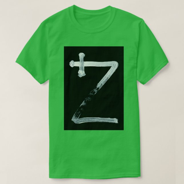 T-shirt Symboles alchimiques Lime inversé (Design devant)