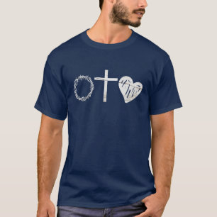 T-shirt Symboles chrétiens inspirants - Jésus
