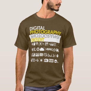 T-shirt Symboles de la photographie numérique