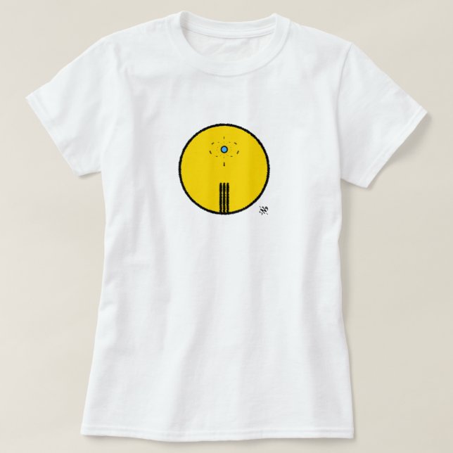 T-shirt Symboles de la Terre et du Soleil (Design devant)