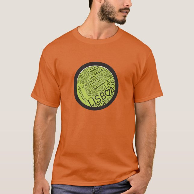 T-shirt Symboles du Portugal - Lisbonne Lisbonne (Devant)