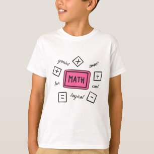 T-shirt Symboles mathématiques Étudiants et parents