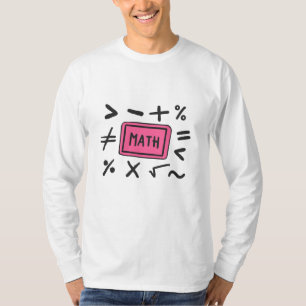 T-shirt Symboles mathématiques pour les élèves et les pare