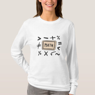 T-shirt Symboles mathématiques pour les élèves et les pare