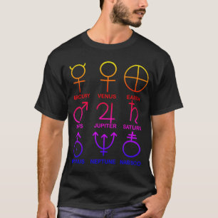 T-shirt Symboles planétaires Ipanema, fantaisistes