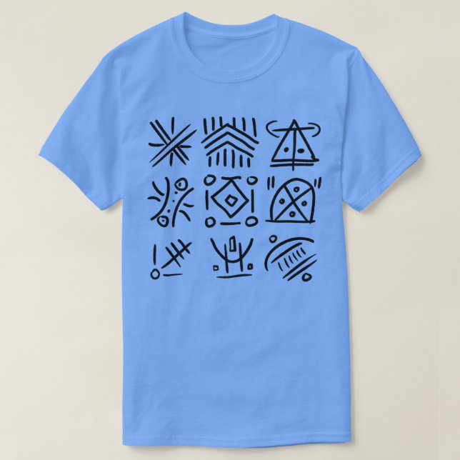 T-shirt Symboles tribaux (Design devant)