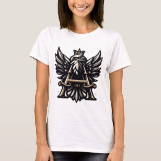 T-shirt Symbolisme majestueux : L'aigle couronné et le Tém