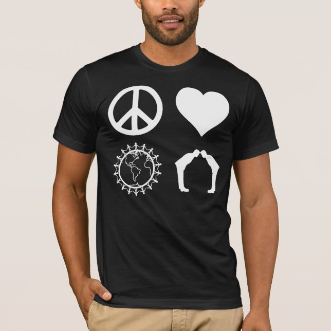 T-shirt Symbologie de PLUR (chemise foncée) (Devant)