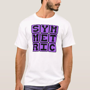 T-shirt Symétrique, semblable à un miroir