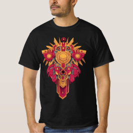 T-shirt Symmétrie rayonnante de l'emblème du gardien solai
