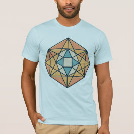 T-shirt Symmétrie stellaire sous forme géométrique sacrée