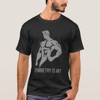 T-shirt Symmetry Is Art Golden Era Bodybuilding Motivation