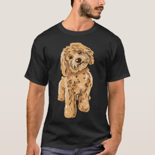 T-shirt Sympa Cockapoo Chien Illustration Cockapoo Proprié