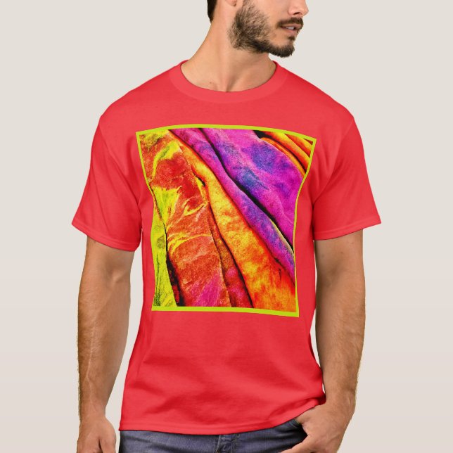 T-shirt Symphonie colorée VividAbstract (Devant)