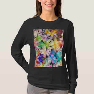 T-shirt Symphonie florale d'aquarelle vibrante