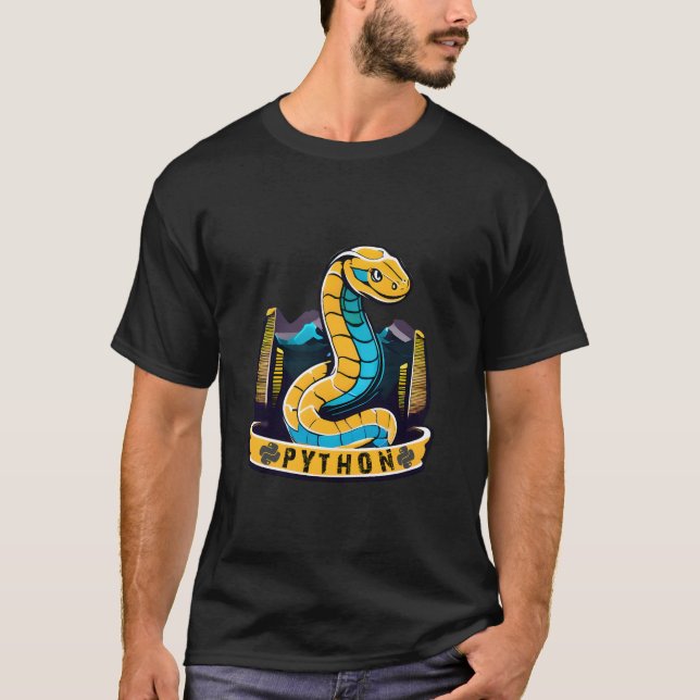T-shirt Symphonie Python Serpentine Code (Devant)