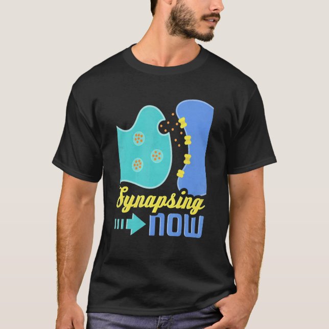 T-shirt Synaptiser maintenant neurologue (Devant)