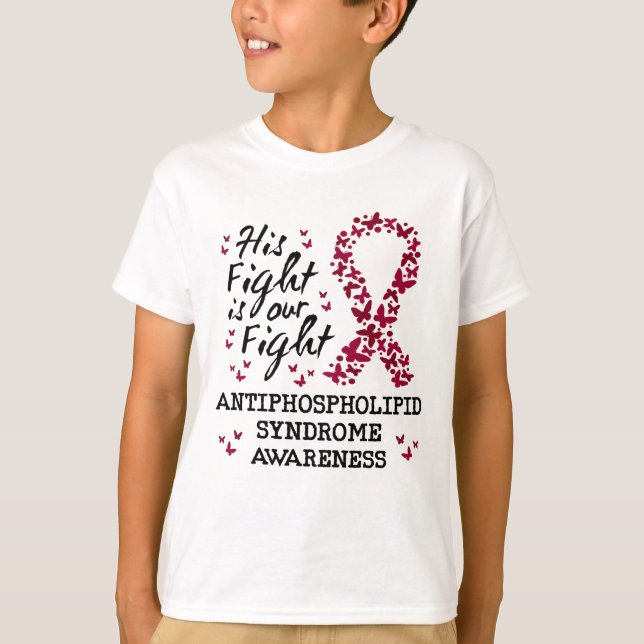 T-shirt Syndrome antiphospholipidique Sensibilisation, son (Devant)
