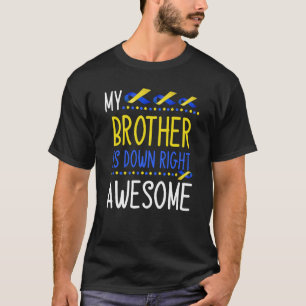 T-shirt Syndrome d'awesome down de My Brother Is