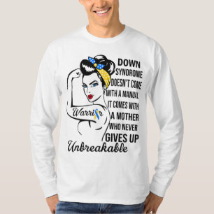 T-shirt Syndrome de Down Maman Une Mère Ne Donne Jamais De
