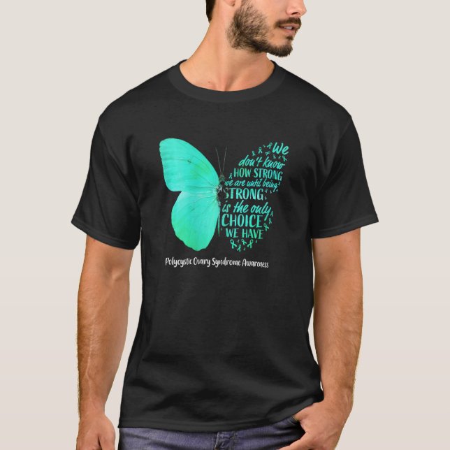 T-shirt Syndrome De L'Ovaire Polykystique Chez Les Femmes  (Devant)