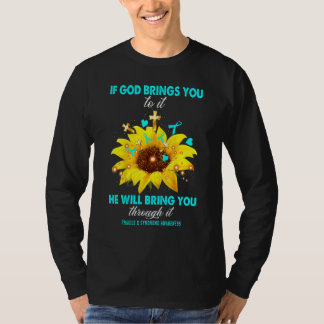 T-shirt Syndrome de l'X fragile Sensibilisation Si Dieu Vo
