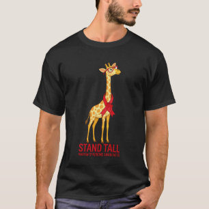 T-shirt Syndrome de Marfan Soyez Fiers Cute Girafe Sensib