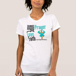 T-shirt Syndrome de Tourette de prière de foi d'amour