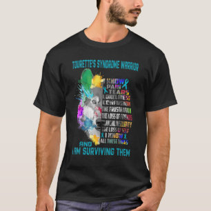 T-shirt Syndrome de Tourette Je connais tout et je survis