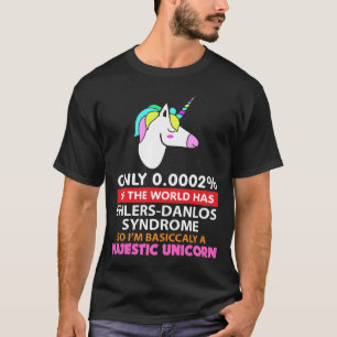 T-shirt Syndrome d'Ehlers Danlos - licorne majestueuse
