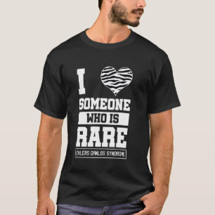 T-shirt Syndrome D'Ehlers Danlos Noir Et Blanc Sensibilisa