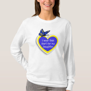 T-shirt SYNDROME DESCENDU SENSIBILISATION Portez ceci pour