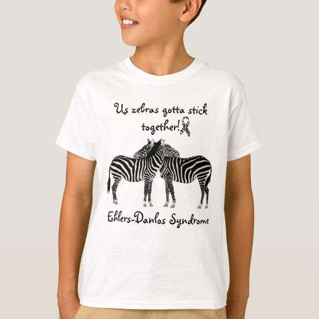 T-shirt Syndrome EDS Ehlers-Danlos Support Sensibilisation (Devant)
