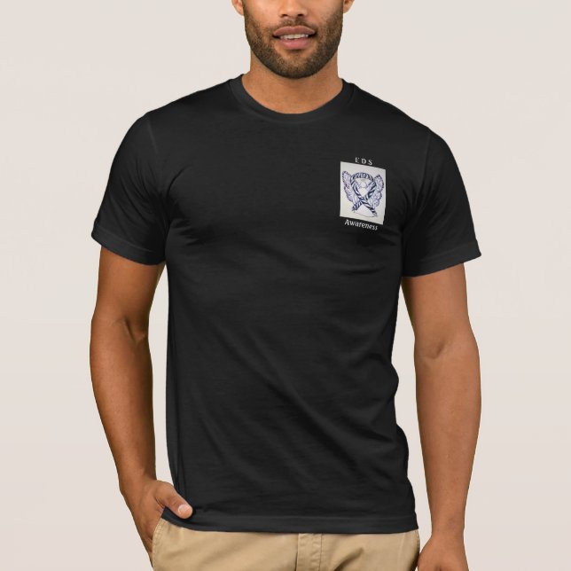 T-shirt Syndrome Ehlers-Danlos (SDE) Sensibilisation Ruban (Devant)