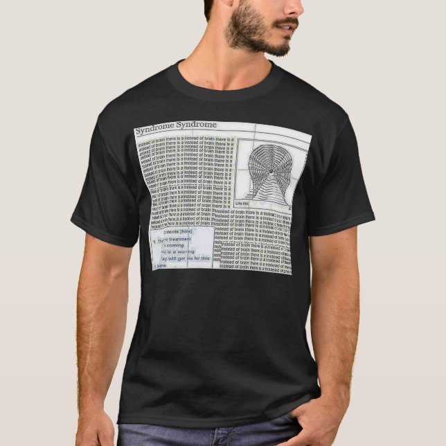T-shirt Syndrome T-Chemise (Devant)