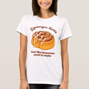 T-shirt Synonym Rolls Comme Grammer Utilisé Pour Faire