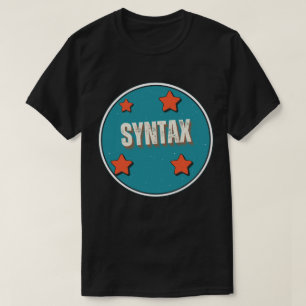 T-shirt Syntaxe