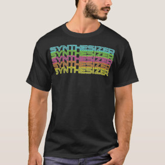 T-shirt Synthèse analogique rétro des années 80 Synthwave