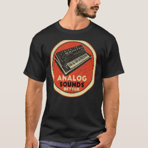 T-SHIRT SYNTHESISER ANALOGUE ENREGISTREMENT DE MUSIQUE CON