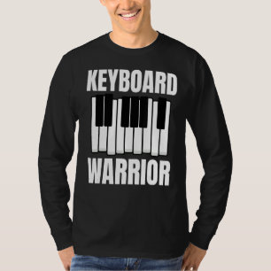 T-shirt Synthétiseur de producteur de musique Keyboard War