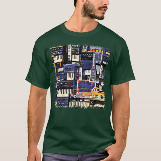 T-shirt Synthétiseur Lover Artwork