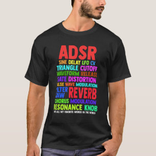 T-shirt Synthétiseur modulaire analogique I Musiciens Euro